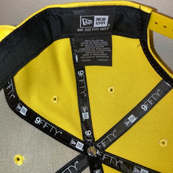 Men's New Era Yellow Chicago White Sox Spring Color Pack 9FIFTY Snapback Hat - Picture 7 of 8